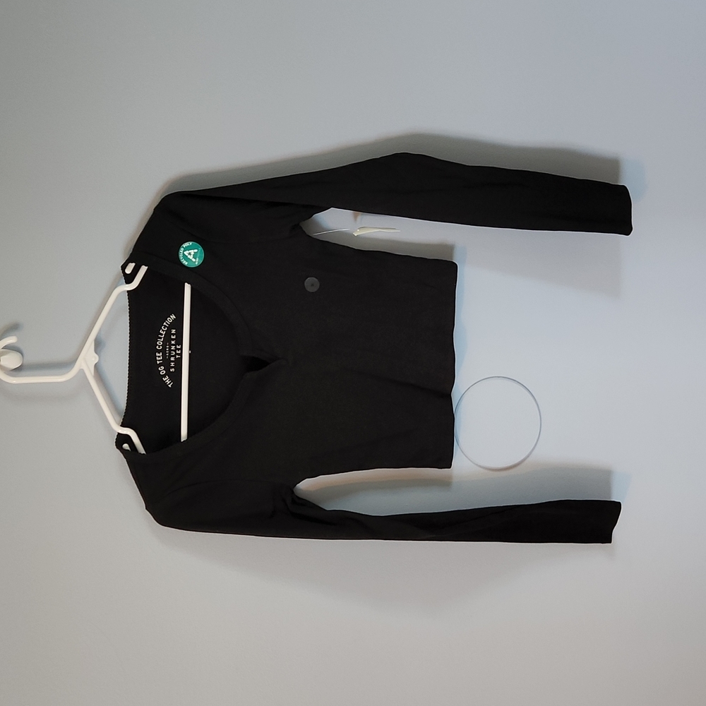 Aeropostale Cropped Long-Sleeve